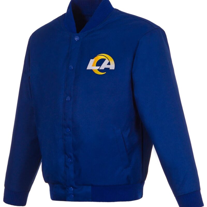 Los Angeles Rams Royal Blue Varsity Wool Jacket