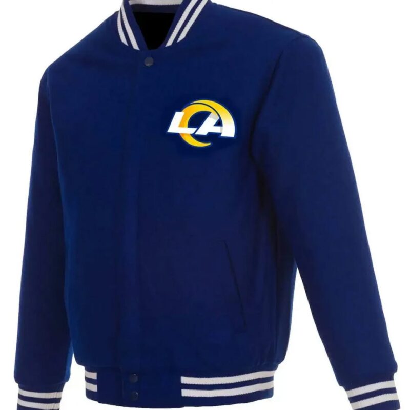 Los Angeles Rams Royal Blue Varsity Wool Jacket