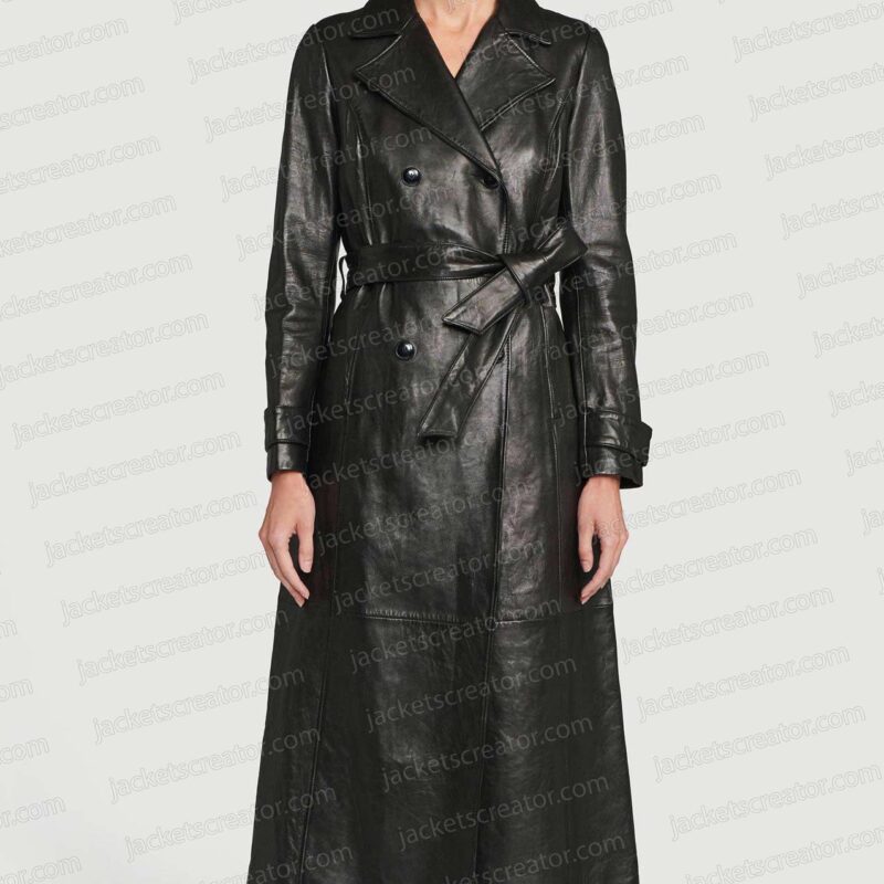 Gigi Hadid Met Gala Leather Coat