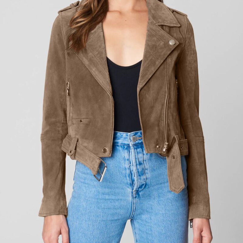 Love Victor Rachel Hilson Suede Jacket