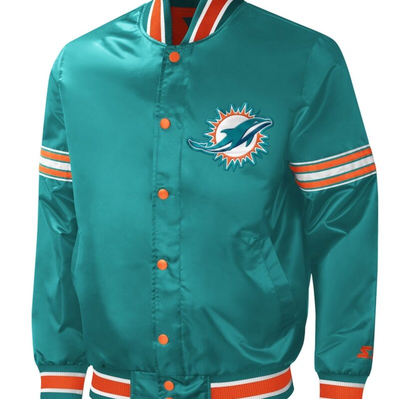 Midfield Miami Dolphins Aqua Jacket
