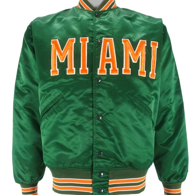 80’s Miami Hurricanes Green Jacket