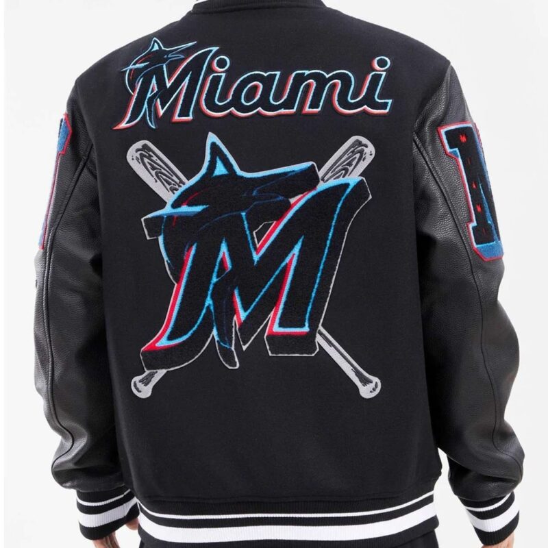 Miami Marlins Mash Up Varsity Jacket