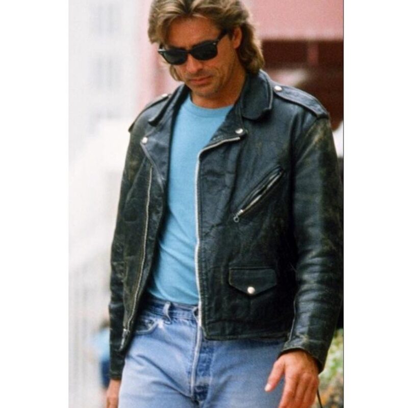 James Crockett Miami Vice Leather Jacket