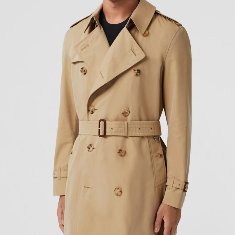 Cotton Mid-Length Trench Coat