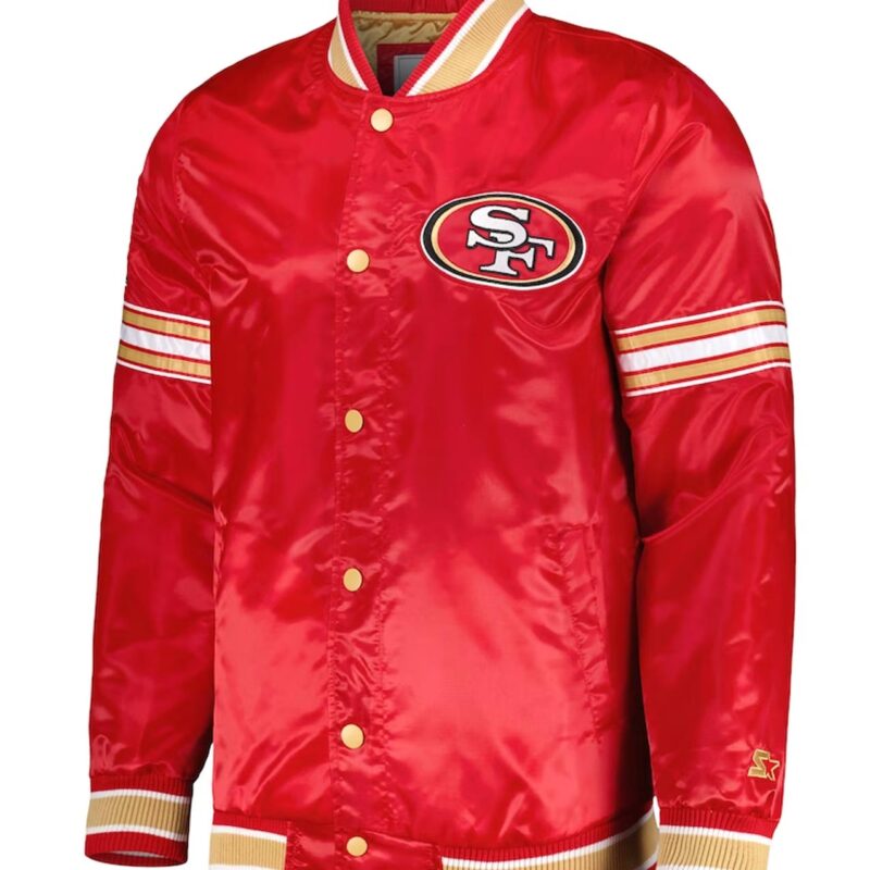 San Francisco 49ers Midfield Scarlet Jacket