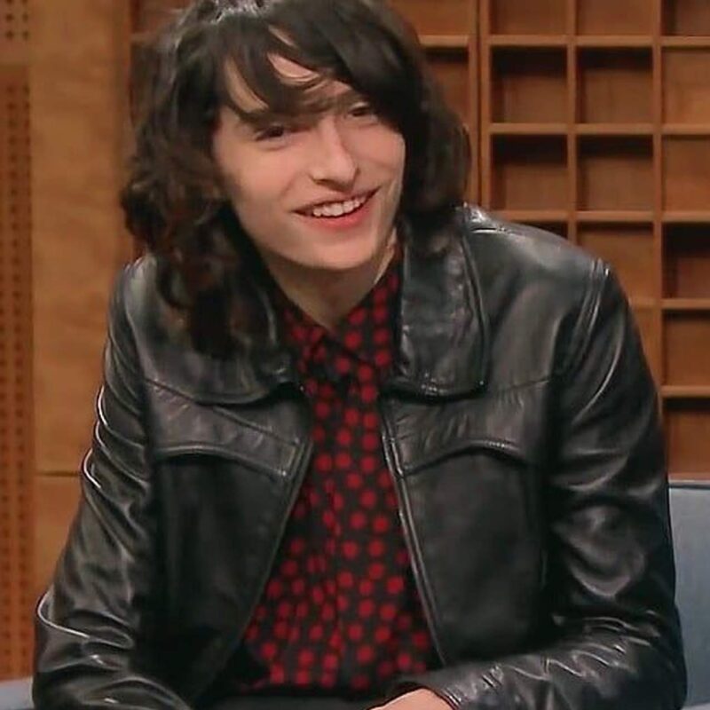 Stranger Things Season 4 Finn Wolfhard Leather Jacket