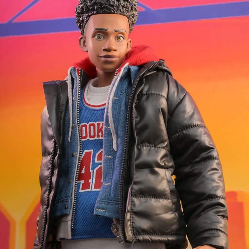 Miles Morales Spider-Man Across the Spider-Verse Puffer Jacket