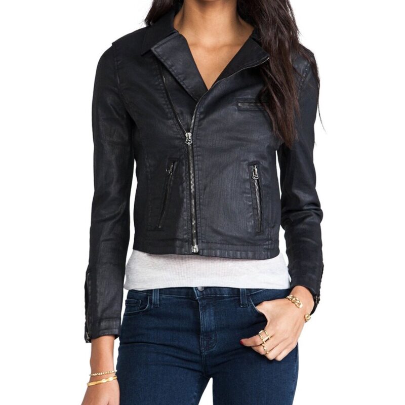 The Mindy Project S02 Mindy Kaling Black Leather Jacket