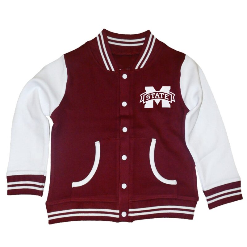 Mississippi State University Maroon Varsity Jacket
