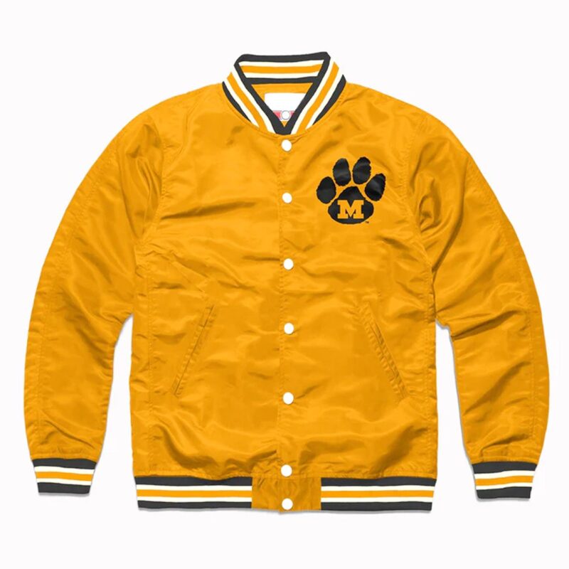 Missouri Tigers Gold Varsity Satin Jacket