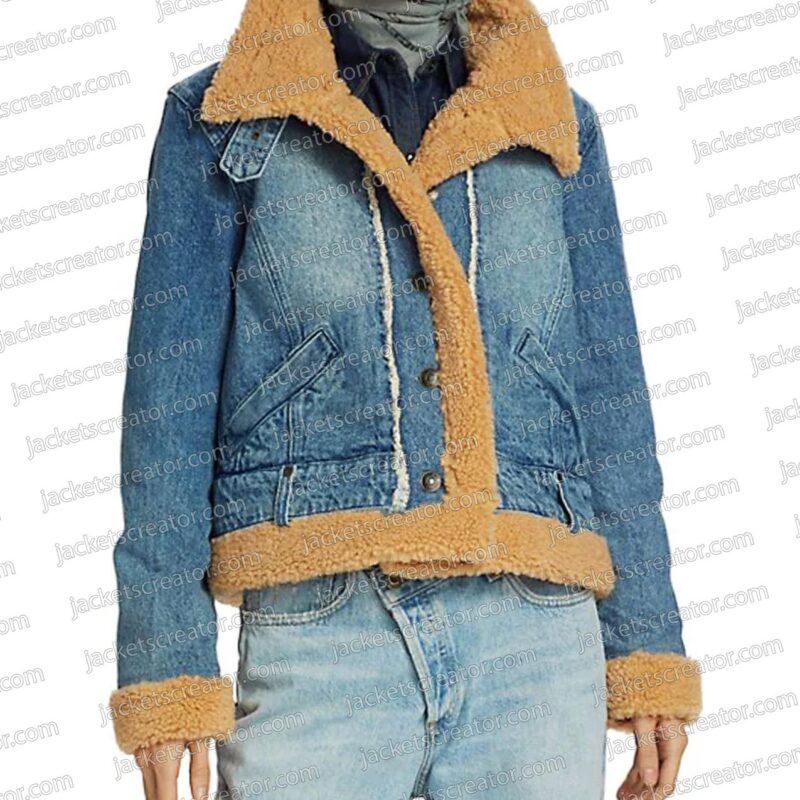 Ride Tiera Skovbye Denim Shearling Jacket