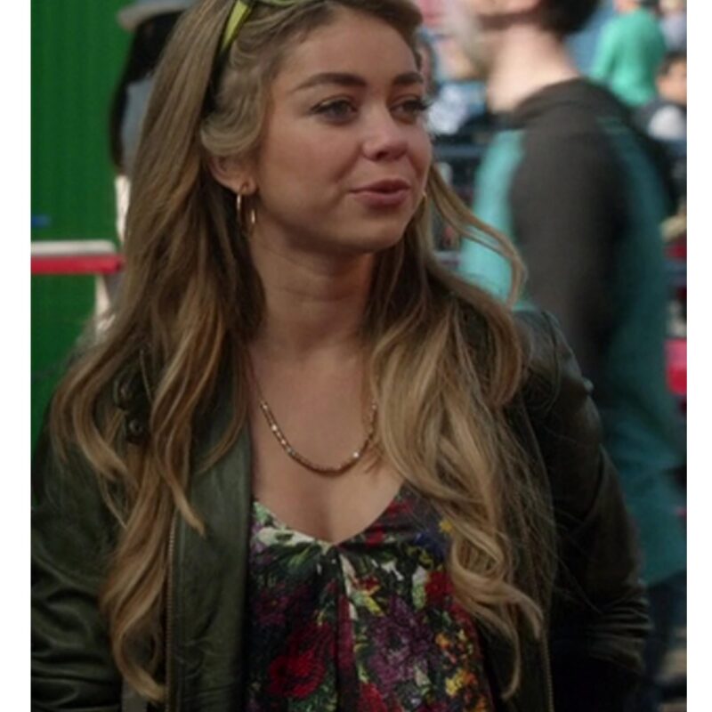 Modern Family S06 Sarah Hyland Green Leather Jacket