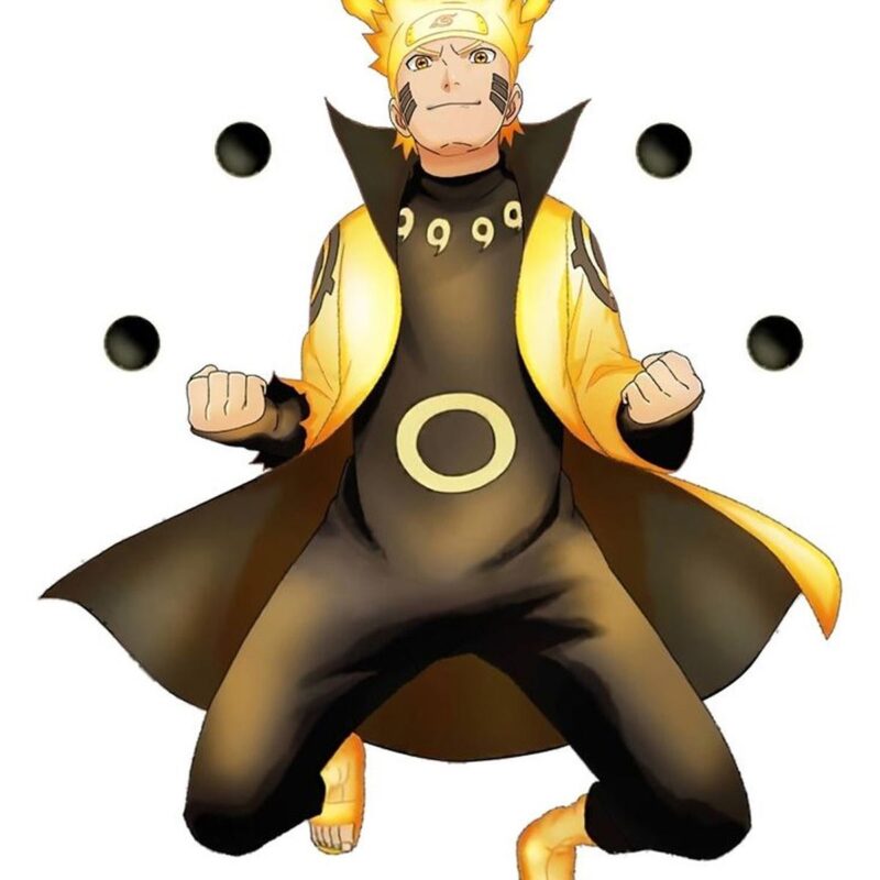 Modo Chakra Del Nueve Colas Naruto Yellow Coat