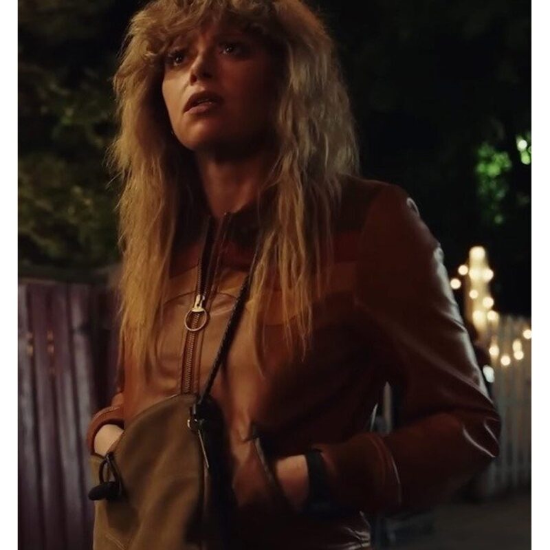 Natasha Lyonne Poker Face Leather Jacket