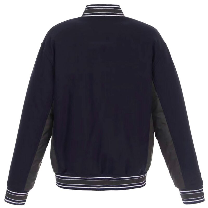 Navy/Charcoal Accent Vancouver Canucks Varsity Wool Jacket