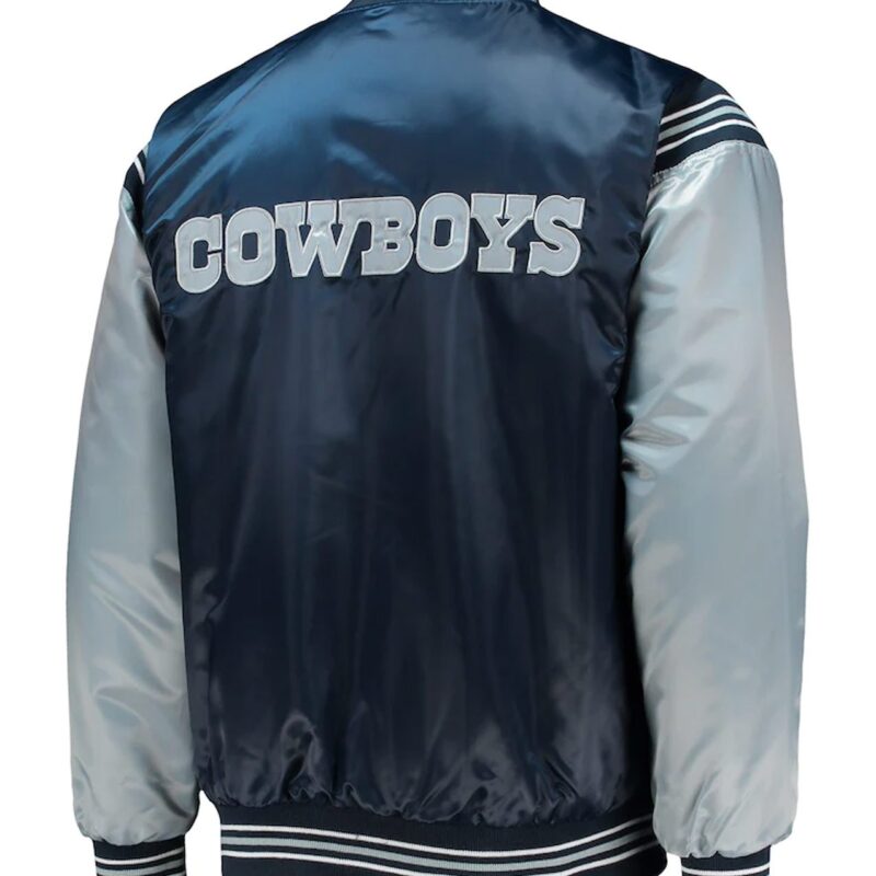 Navy/Silver Dallas Cowboys Enforcer Jacket