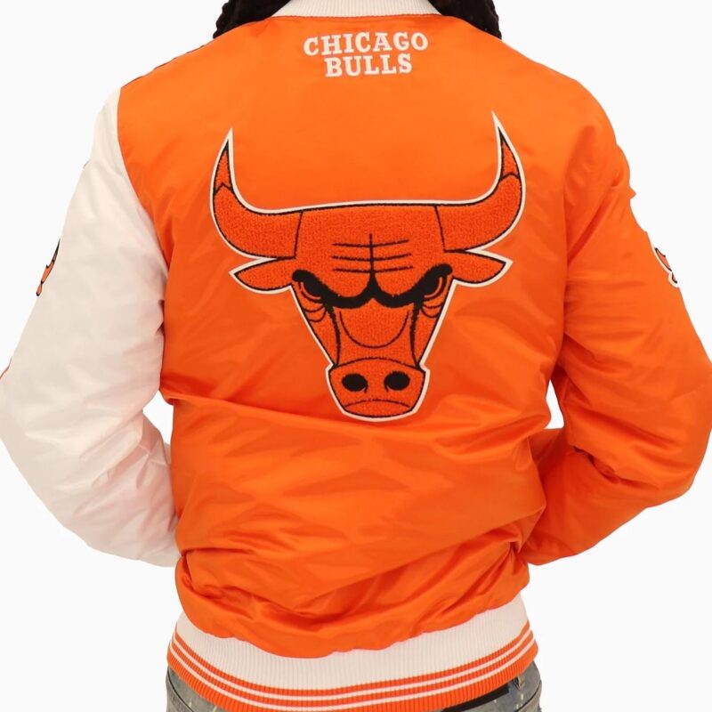 NBA Chicago Bulls Varsity Satin Jacket