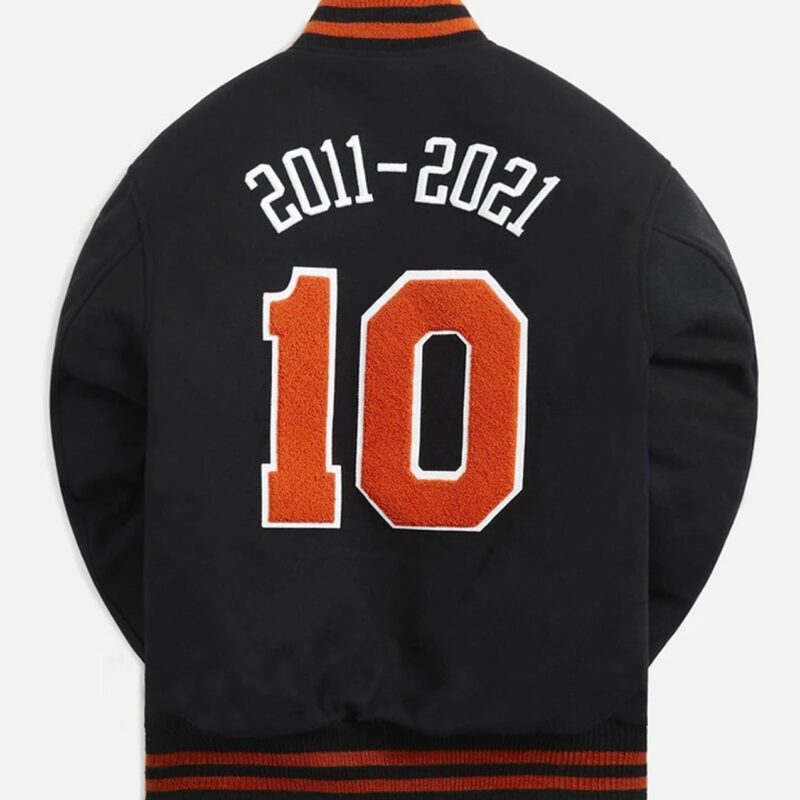 New York Knicks 10 Varsity Black Jacket