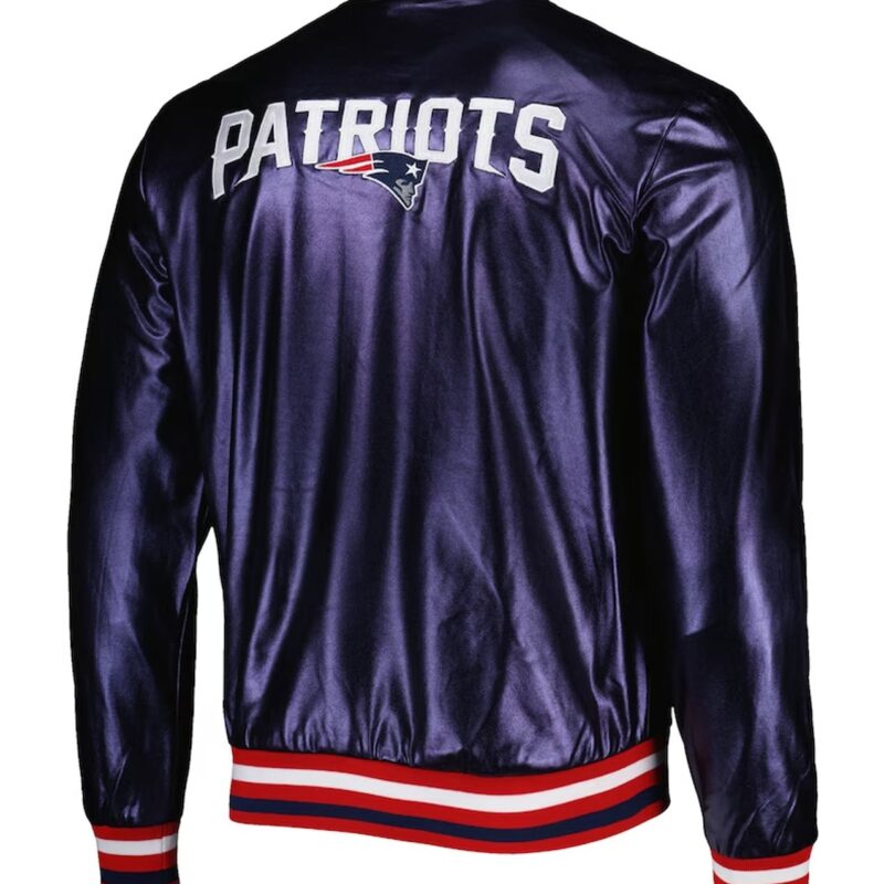 New England Patriots Metallic Navy Jacket