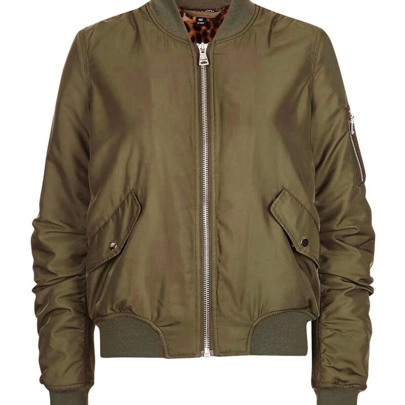 New Girl S06 Megan Fox Green Bomber Jacket