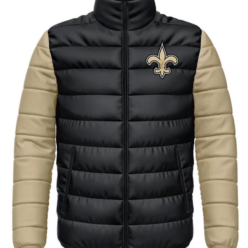 New Orleans Saints Varsity Puffer Jacket