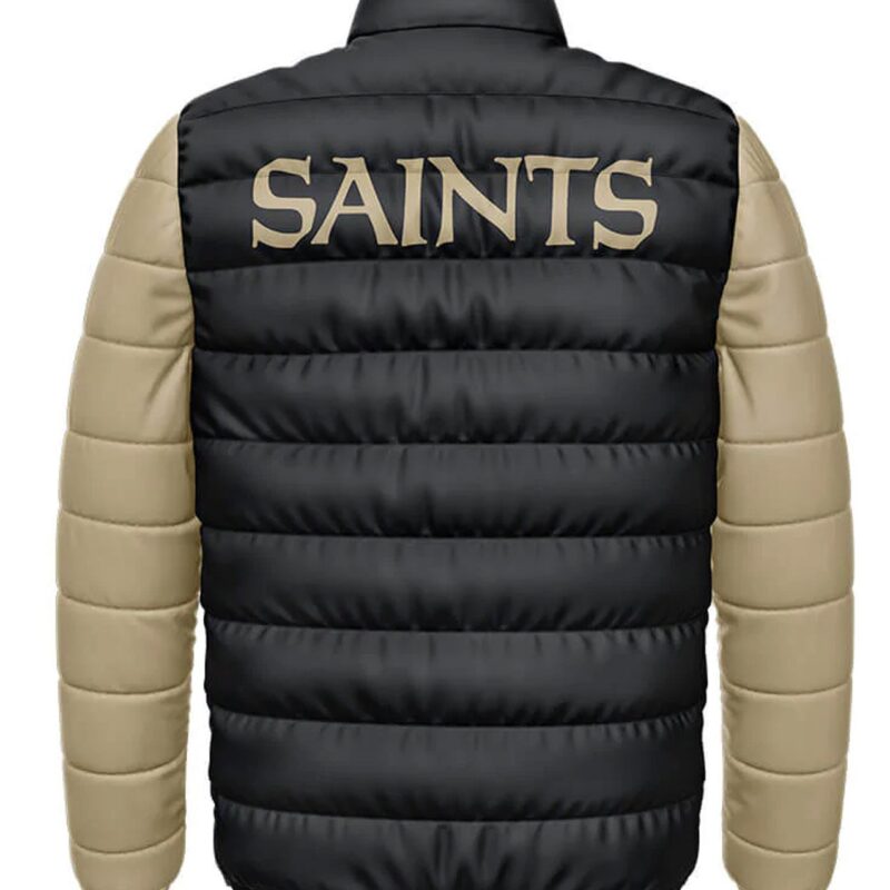 New Orleans Saints Varsity Puffer Jacket