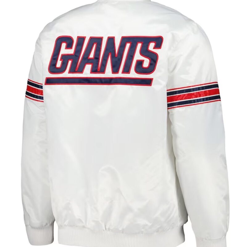 New York Giants The Power Forward White Jacket
