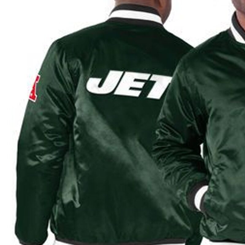 New York Jets Dark Green Satin Jacket