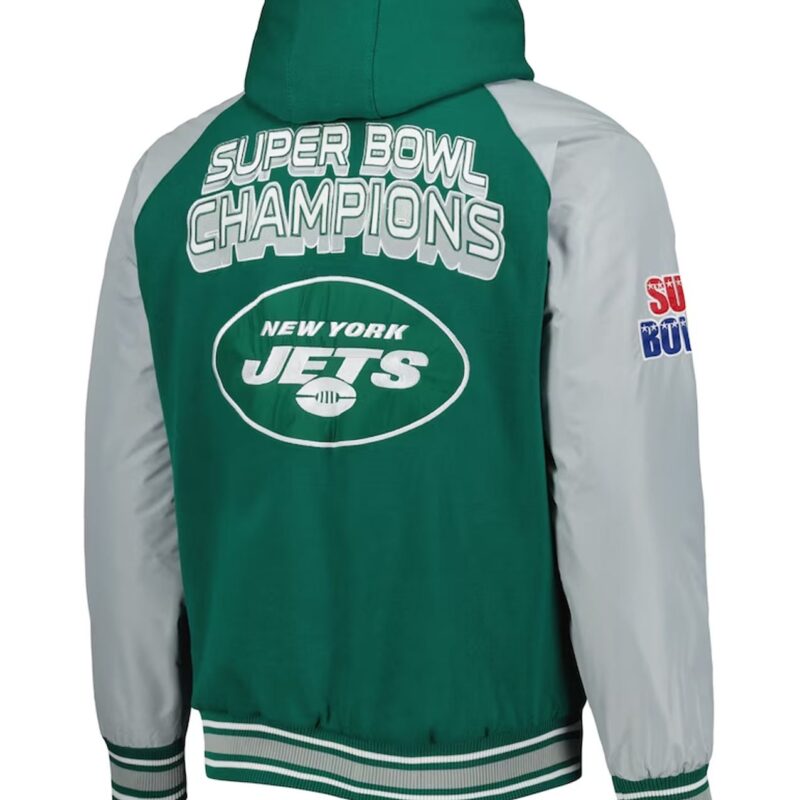 New York Jets Green Varsity Hooded Jacket