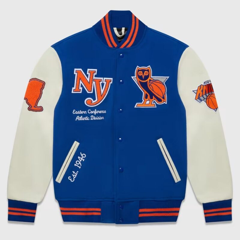 OVO New York Knicks Varsity Jacket