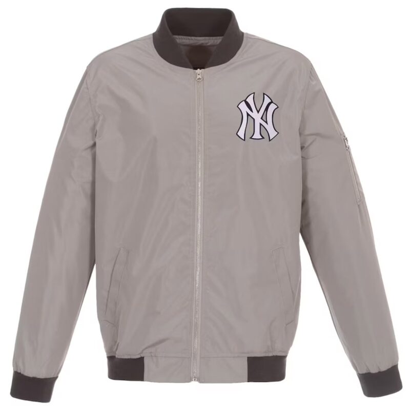 New York Yankees Navy Nylon Bomber Jacket