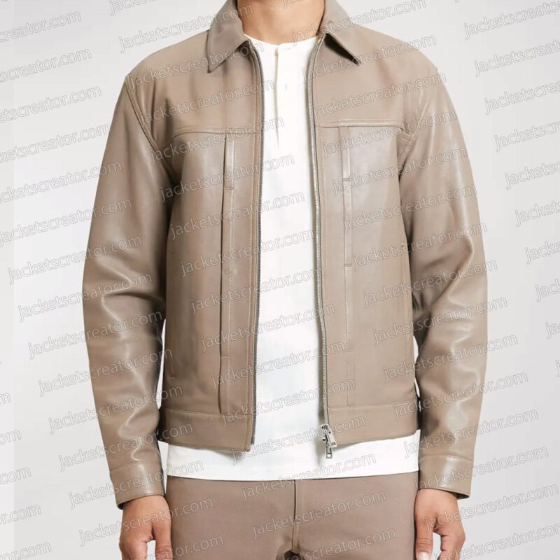 With Love Season 2 Desmond Chiam Leather Jacket