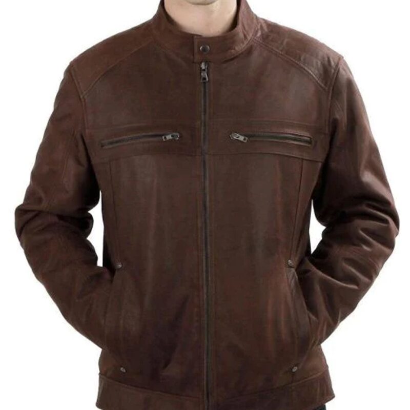 Revenge Season 4 Gabriel Mann Leather Jacket