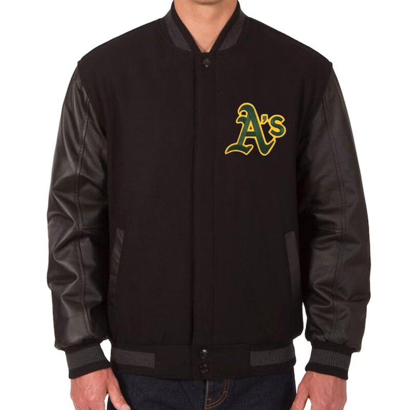 Oakland Athletics Varsity Black Jacket
