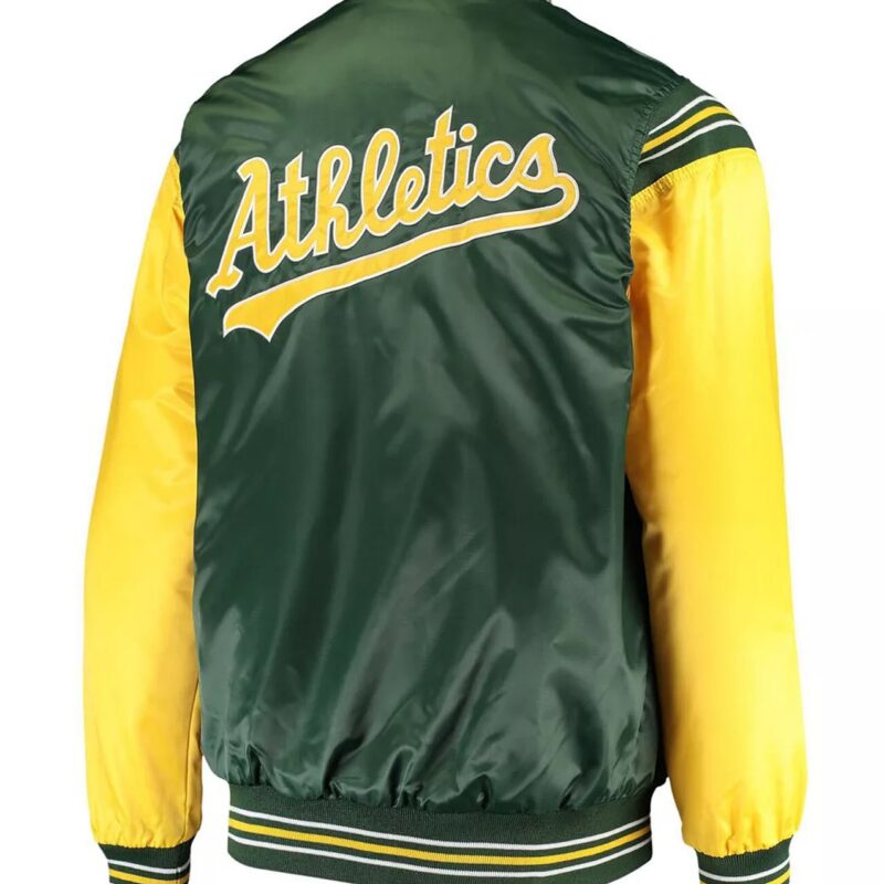 Oakland Athletics Enforce Varsity Satin Jacket
