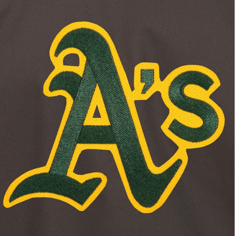 Oakland Athletics Grey Cotton Jacket