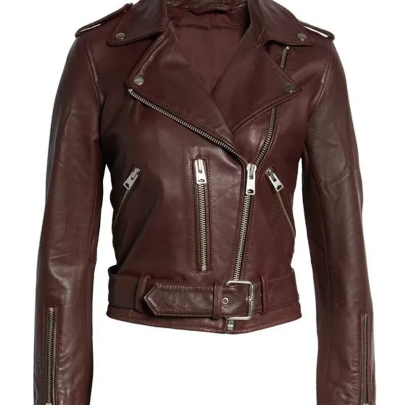 Single Drunk Female Rebecca Henderson Leather Jacket