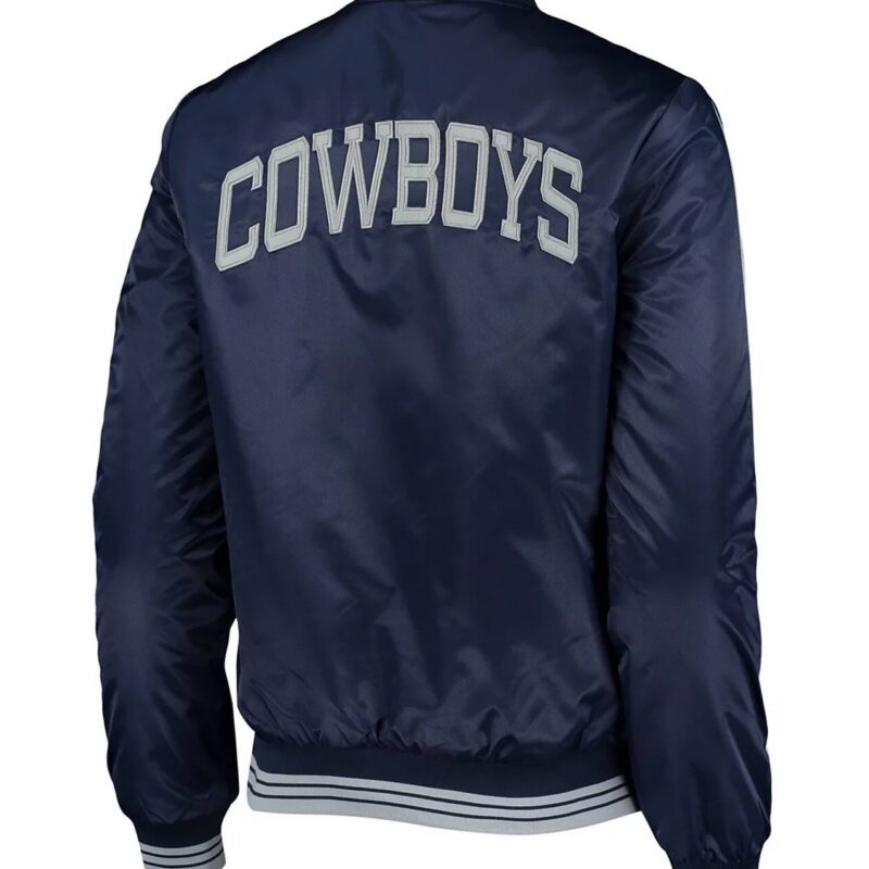 Overtime Dallas Cowboys Navy Blue Jacket