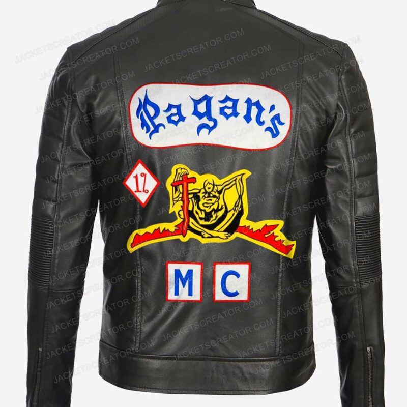 Pagan Biker MC Leather Jacket
