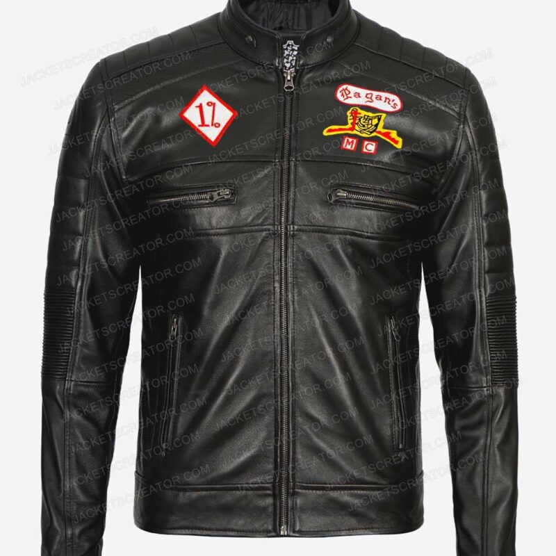 Pagan Biker MC Leather Jacket