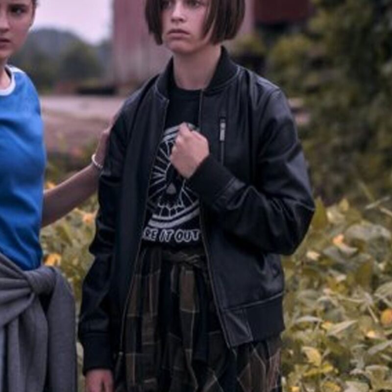 Paper Girls Sofia Rosinsky Leather Jacket