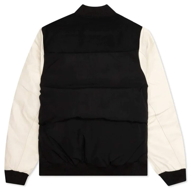 Paper Planes Varsity Wool and Leather Jacket