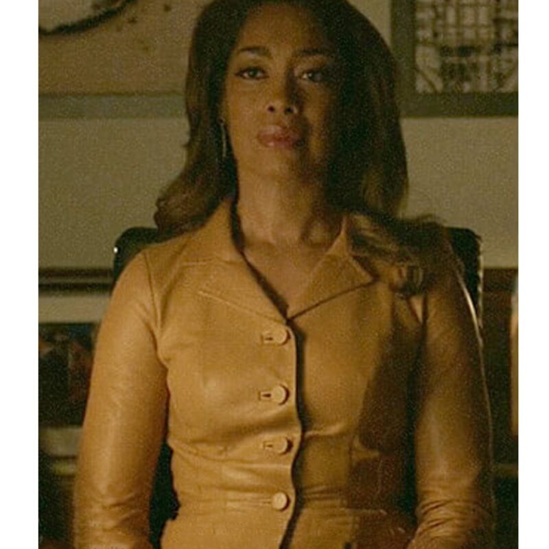 Pearson Gina Torres Brown Leather Jacket