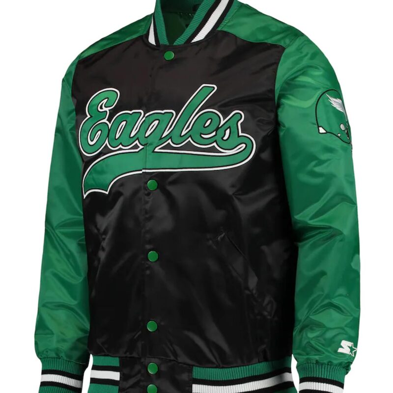 Philadelphia Eagles The Tradition II Full-Snap Team Jacket