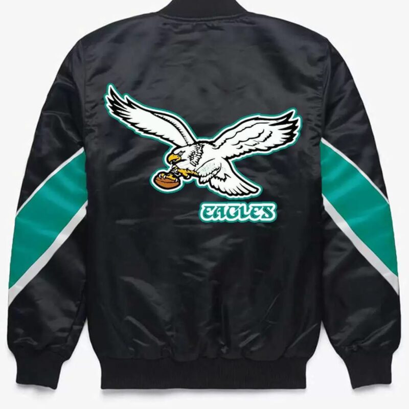 Philadelphia Eagles Multicolor Satin Jacket