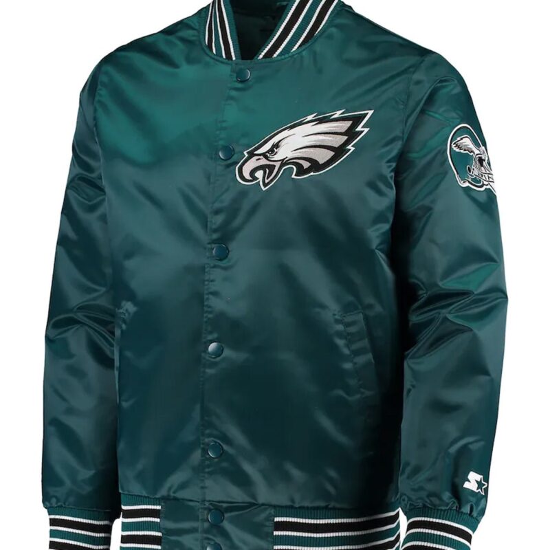 Philadelphia Eagles Retro The Diamond Midnight Green Jacket