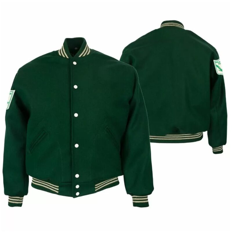 Philadelphia Eagles Varsity Dark Green Jacket