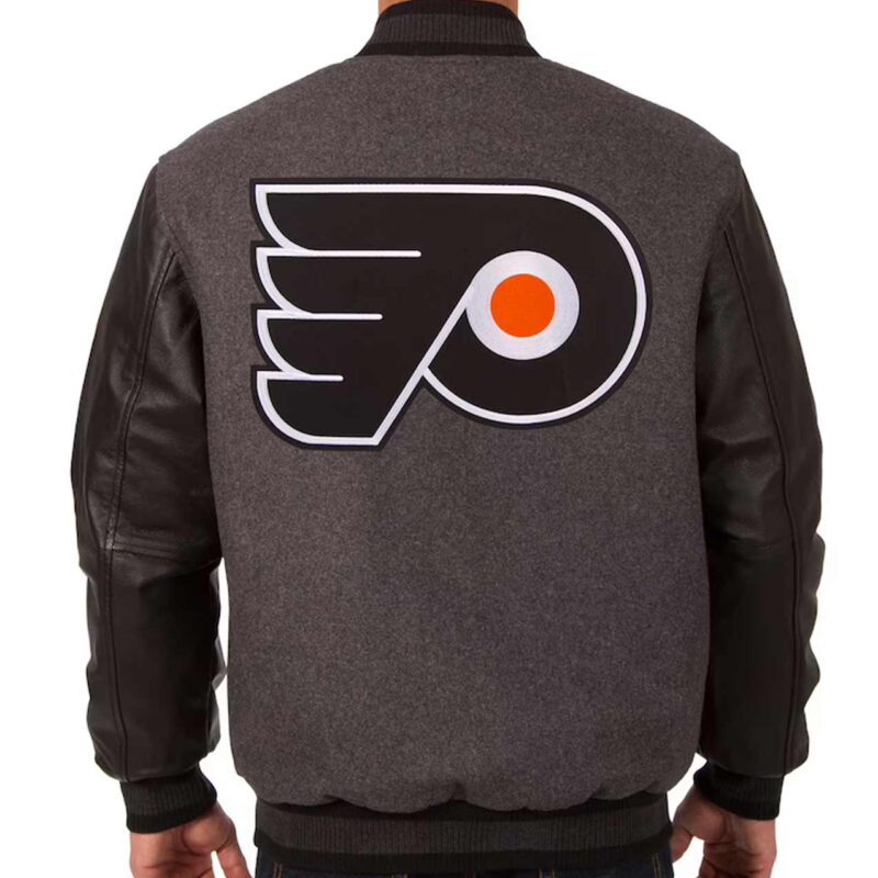 Philadelphia Flyers Varsity Charcoal/Black Jacket