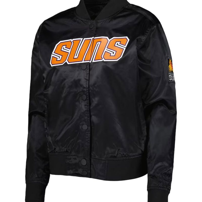 Classics Phoenix Suns Black Satin Jacket